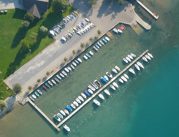 Port a flot Doussard lac d'annecy